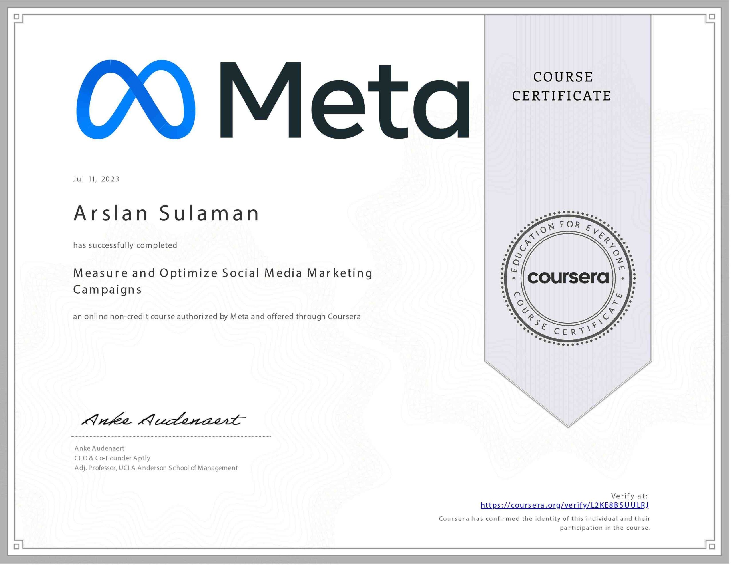 Certifications (5)
