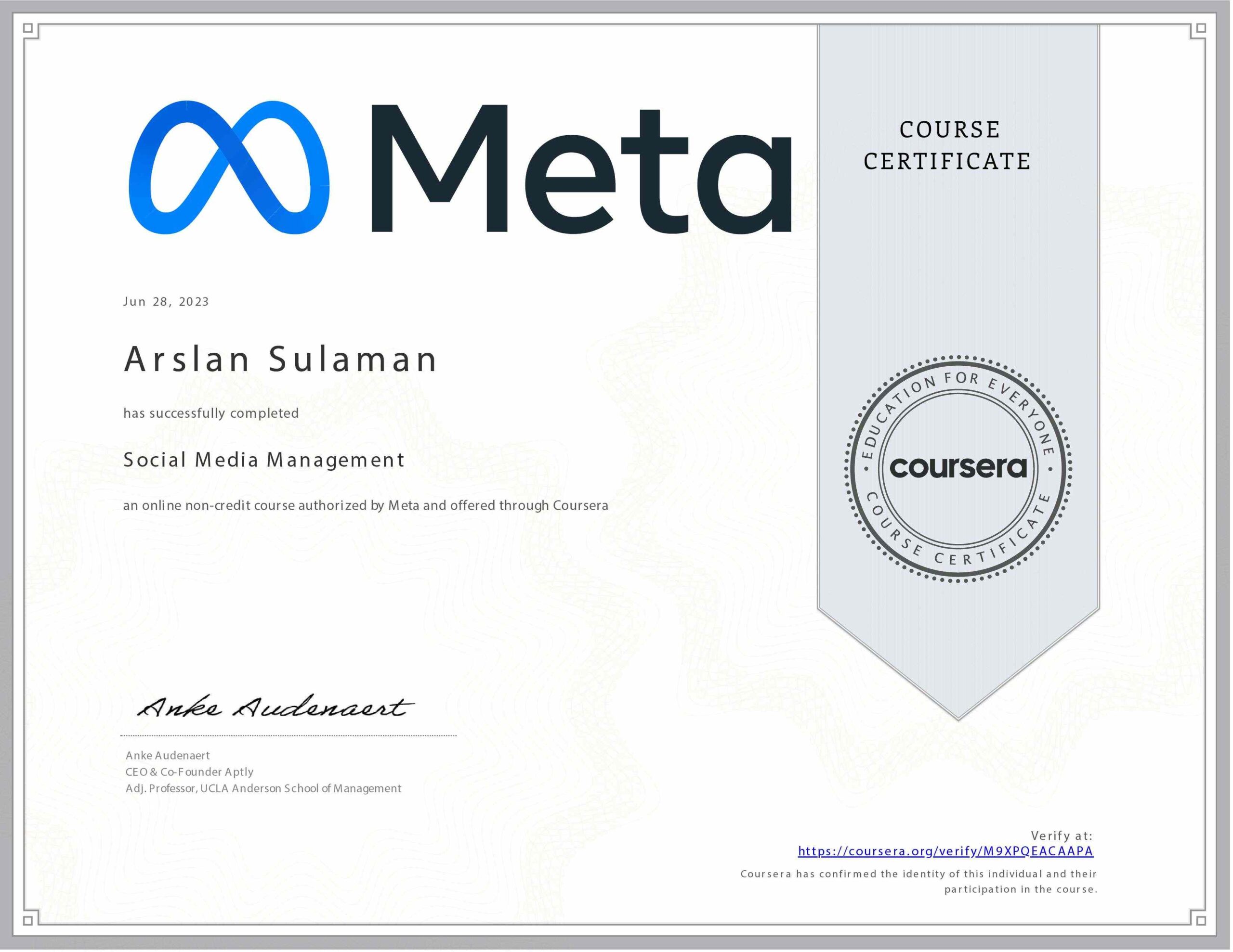 Certifications (6)